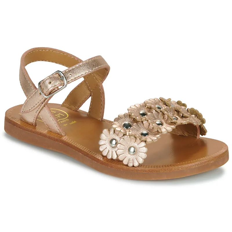 Σανδάλια χωρίς τακούνι Pom d'Api PLAGETTE MULTI FLO
