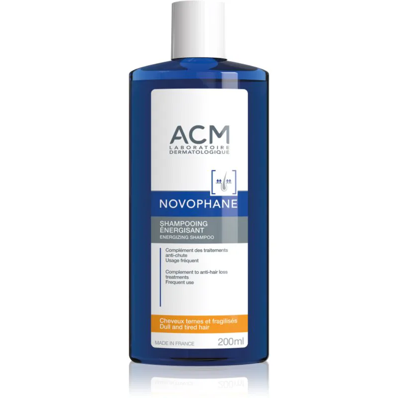 ACM Novophane δυναμωτικό σαμπουάν για αδύναμα μαλλιά με τάση για αραίωση 200 ml
