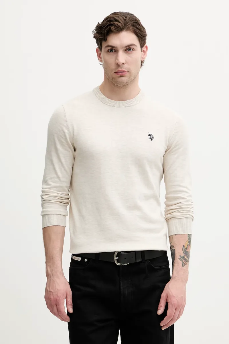 U.S. Polo Assn. πουλόβερ ανδρικό με βαμβάκι Lightweight