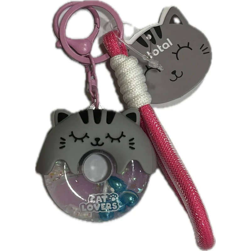 Mπρελόκ i-Total Donut με Διαφάνεια Grey Cat XL3067