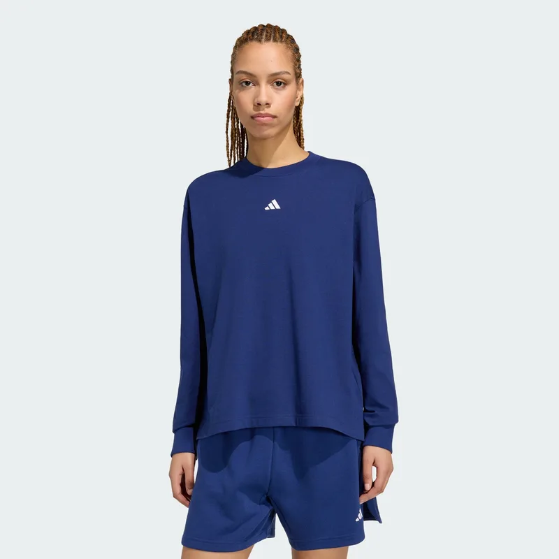 adidas sportswear W 3 Stripes Studio Boyfriend Longsl (9000280559_5123)