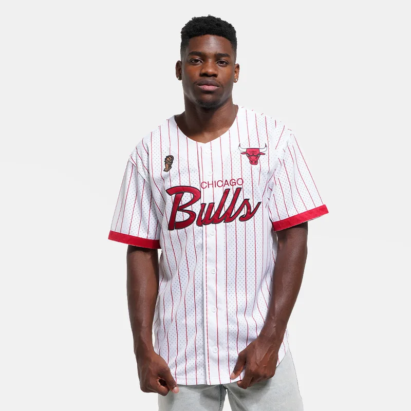 Mitchell & Ness Nba Head Coach Striped Mesh Bttn C (9000290496_1539)