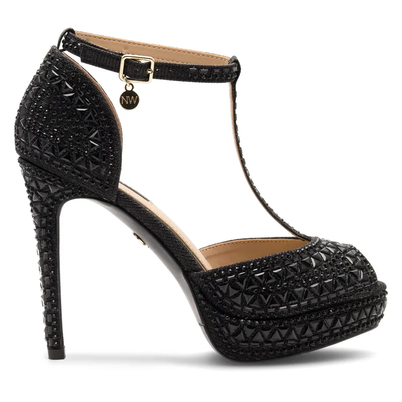 Σανδάλια Nine West NISA SY015-1NW Μαύρο