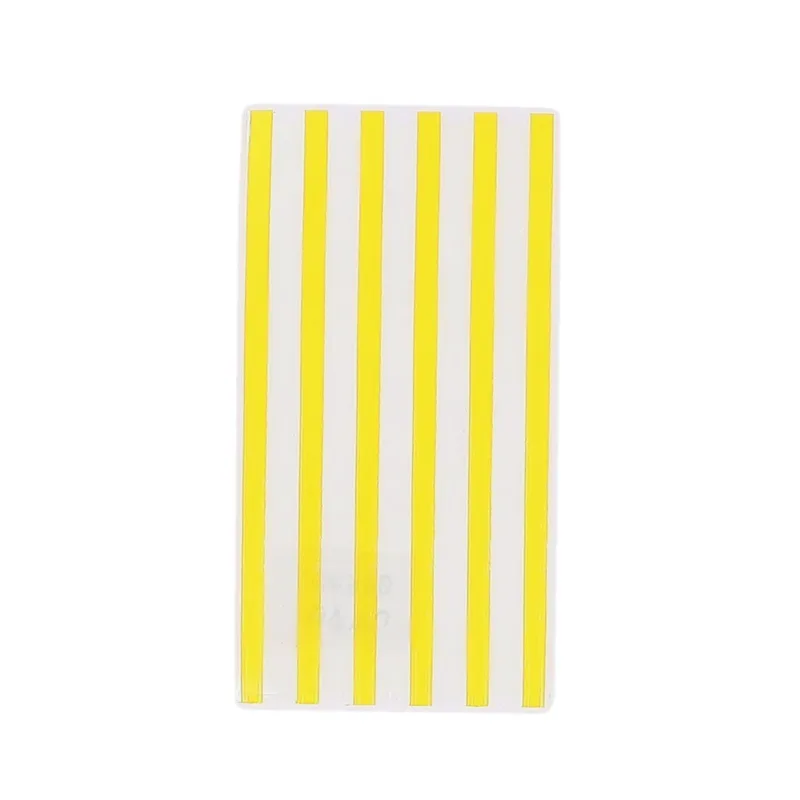 Beauty Home 10 Σακούλες με Κίτρινες Ρίγες 8,5x16cm – Κατάλληλες για Τρόφιμα