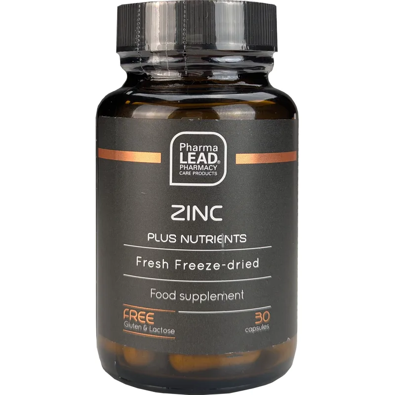 Pharmalead Black Range Zinc Plus Nutrients Συμπλήρωμα Διατροφής Ψευδαργύρου, Βιταμινών & Λαχανικών για Ενίσχυση του Ανοσοποιητικού Συστήματος με Αντιοξειδωτική Δράση 30caps