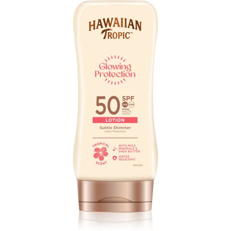 Hawaiian Tropic Glowing Protection Sunscreen Lotion αντηλιακό γαλάκτωμα SPF 50 170 ml