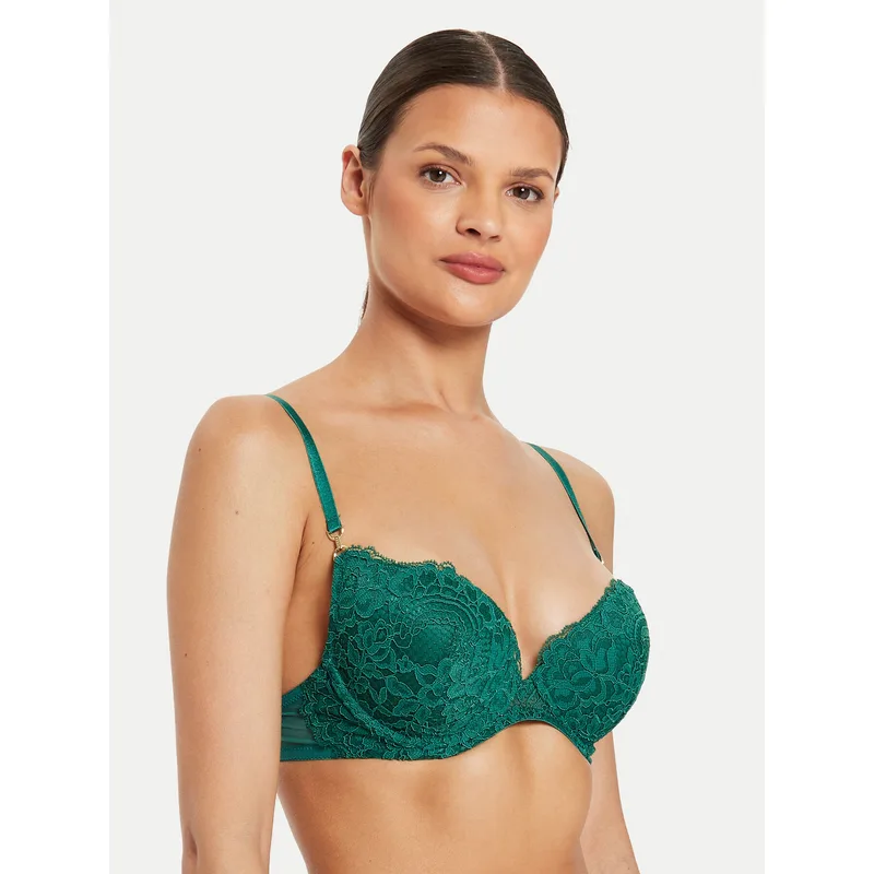 Guess Σουτιέν Push-up O4YC15 KCC70 Πράσινο Regular Fit