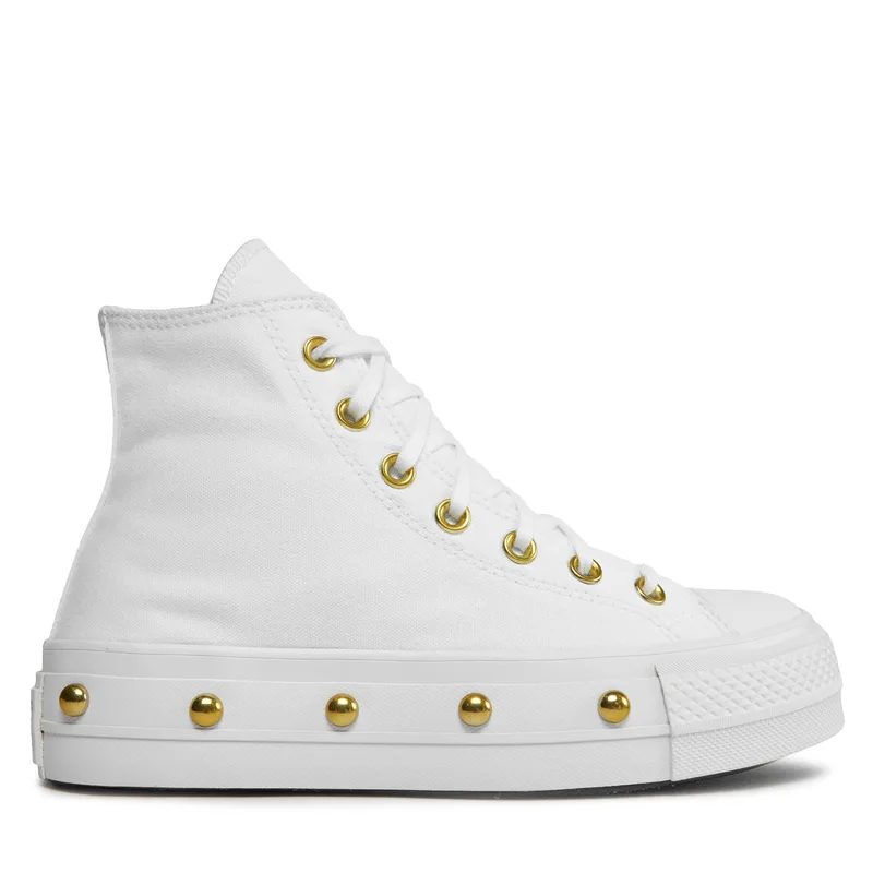 Sneakers Converse Chuck Taylor All Star Lift Platform Star Studded A06787C Λευκό