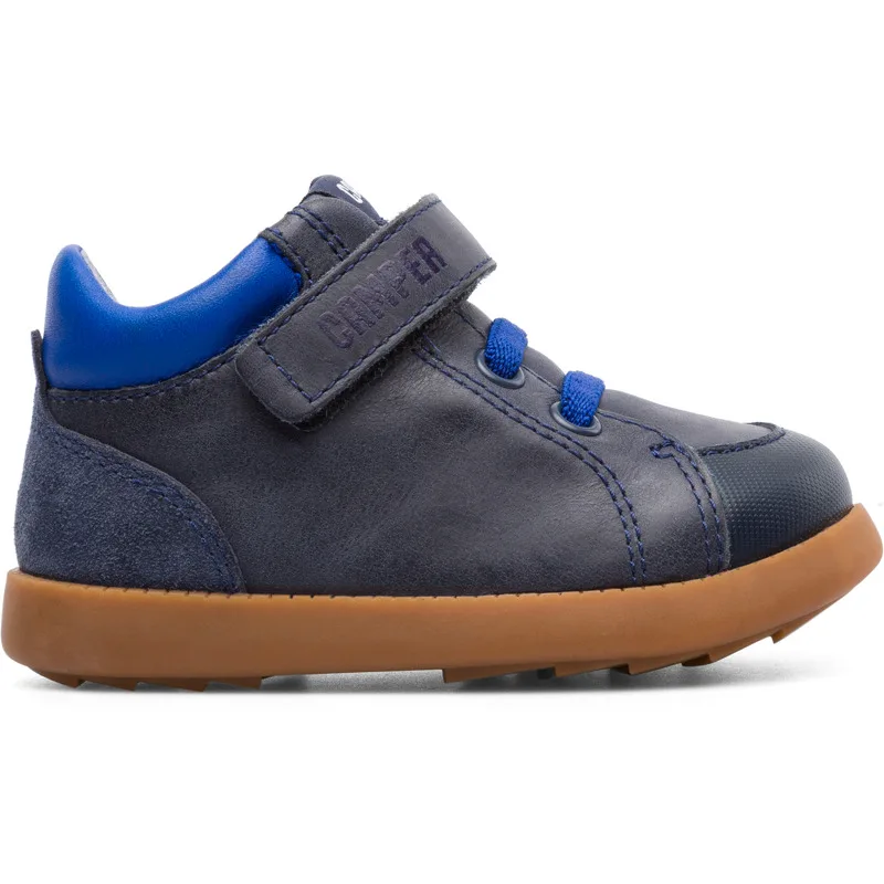 CAMPER Bryn - Μπότες Για - Μπλε, Μέγεθος 23, Smooth leather/Cotton fabric