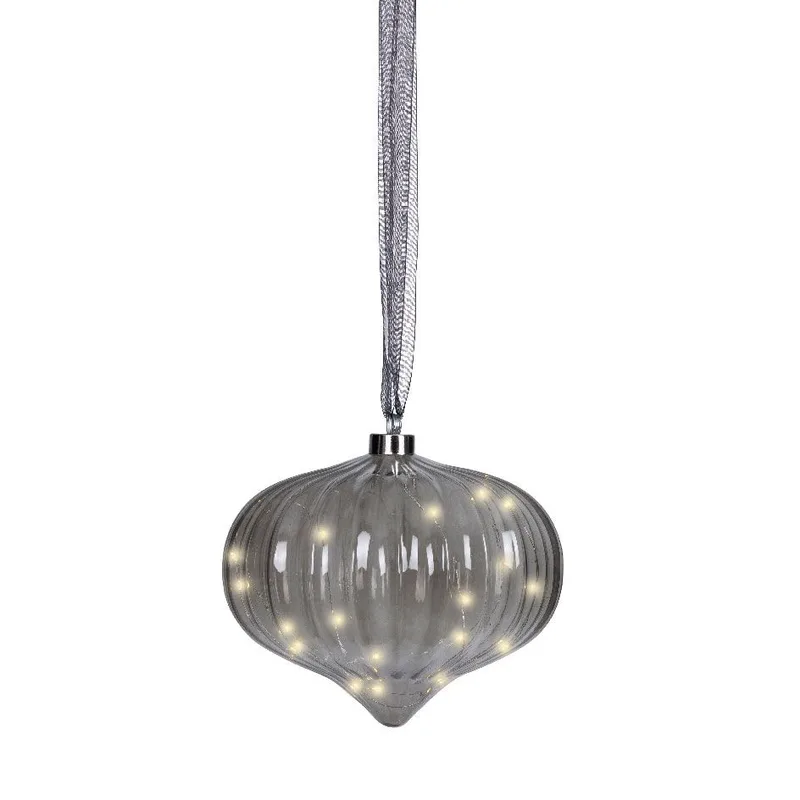 Beauty Home ΦΑΝΑΡΙ ΕΣΩΤΕΡΙΚΟΥ ΧΩΡΟΥ ΜΕ LED ΓΚΡΙ Φ20