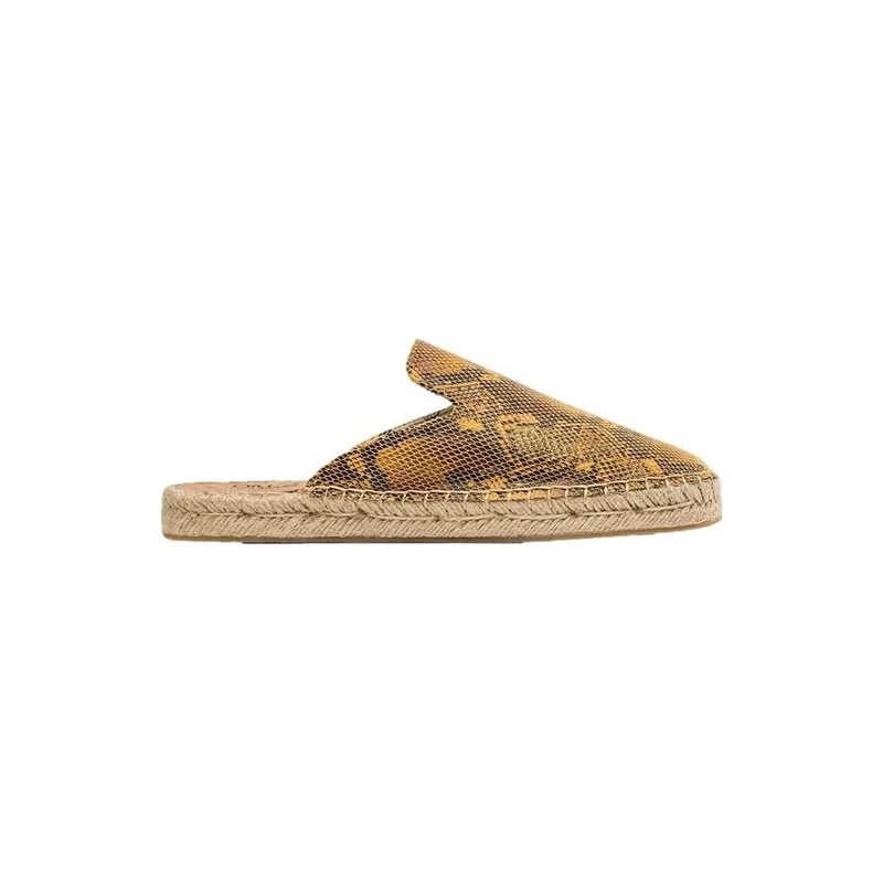 Εσπαντρίγιες Paez Mule W - Print Snake Caramel