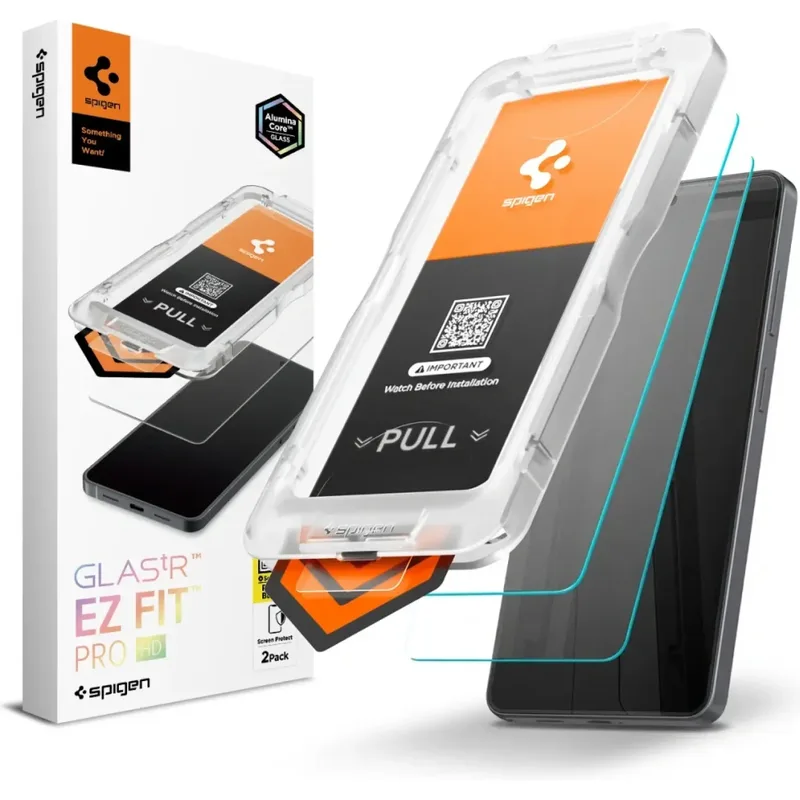 Tempered Glass Samsung Galaxy S26 Ultra Spigen GLAS.tR EZ Fit Pro HD AluminaCore 10H+ Ανθεκτικό Αντιχαρακτικό Γυαλί Προστασίας Οθόνης 2 Τεμάχια - Clear (AGL11072)