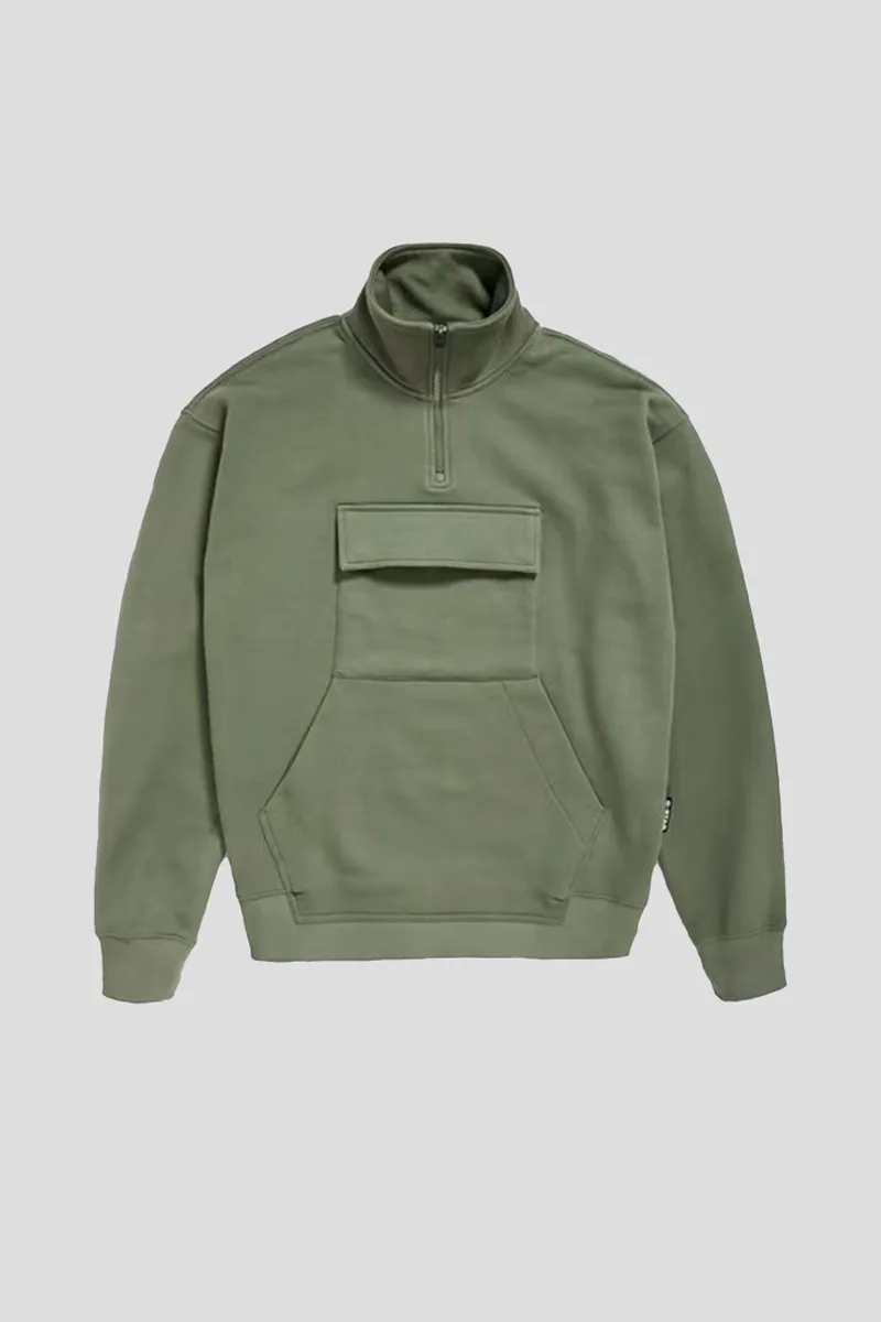 G-STAR Ανδρικό Χακί Double Pocket Loose Sweater