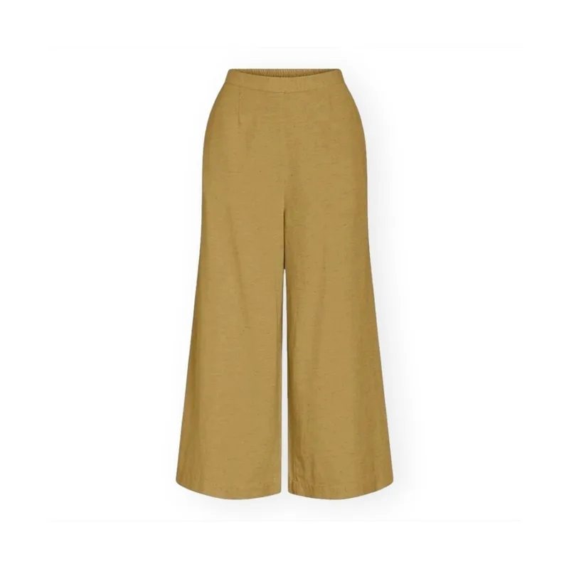 Παντελόνια Vila Prisilla Trousers - Amber Χρυσό