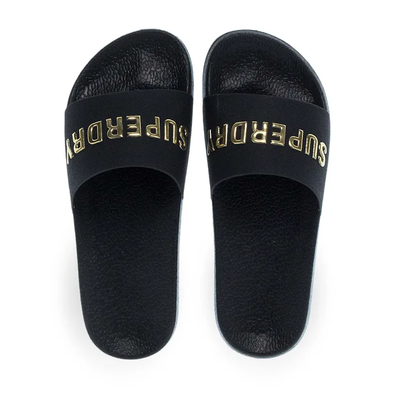 Ανδρικές Σαγιονάρες Θαλάσσης Με Φάσα Superdry Wf310257A Black/Gold