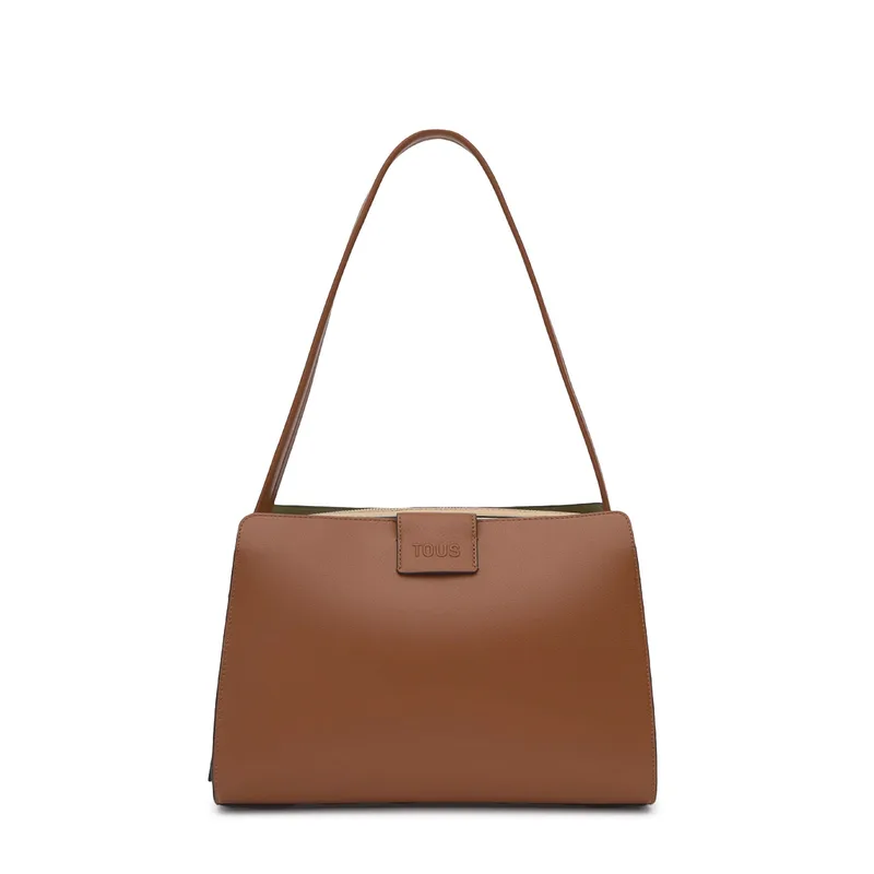 Shoulder Bags γυναικεία Tous Καφέ 2002355243 City Medium Tous Kaos Icon 262