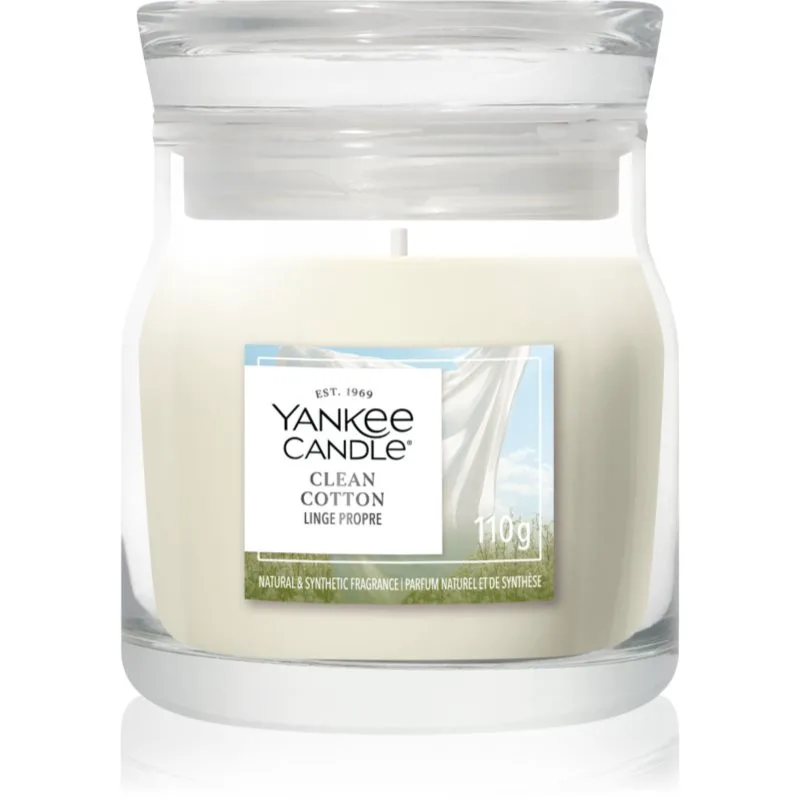 Yankee Candle Clean Cotton αρωματικό κερί Signature 110 γρ