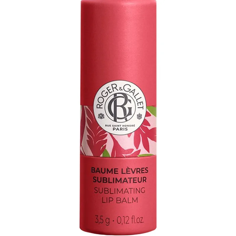 Roger & Gallet Sublimating Lip Balm Θρεπτικό Lip Balm για Διακριτικό Λαμπερό Φινίρισμα & Ενισχυμένο Φυσικό Χρώμα με Άρωμα Κόκκινων Φρούτων 3,5g - Gingembre Rouge