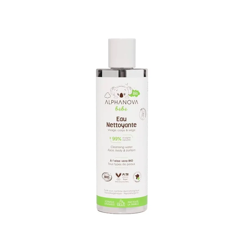 Alphanova Baby Cleansing Water Face, Body & Butt 200ml