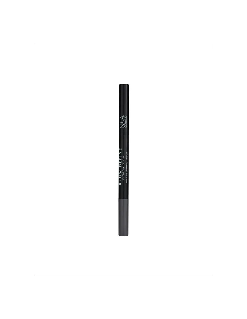 MUA BROW DEFINE EYEBROW PENCIL WITH BLENDING BRUSH-GREY