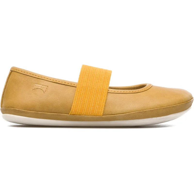 CAMPER Right - Μπαλαρίνες Για - Κίτρινο, Μέγεθος 37, Smooth leather