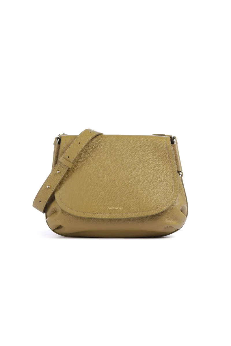 Coccinelle γυναικεία τσάντα crossbody "Rebekka" - E1T95-150201 Λαδί
