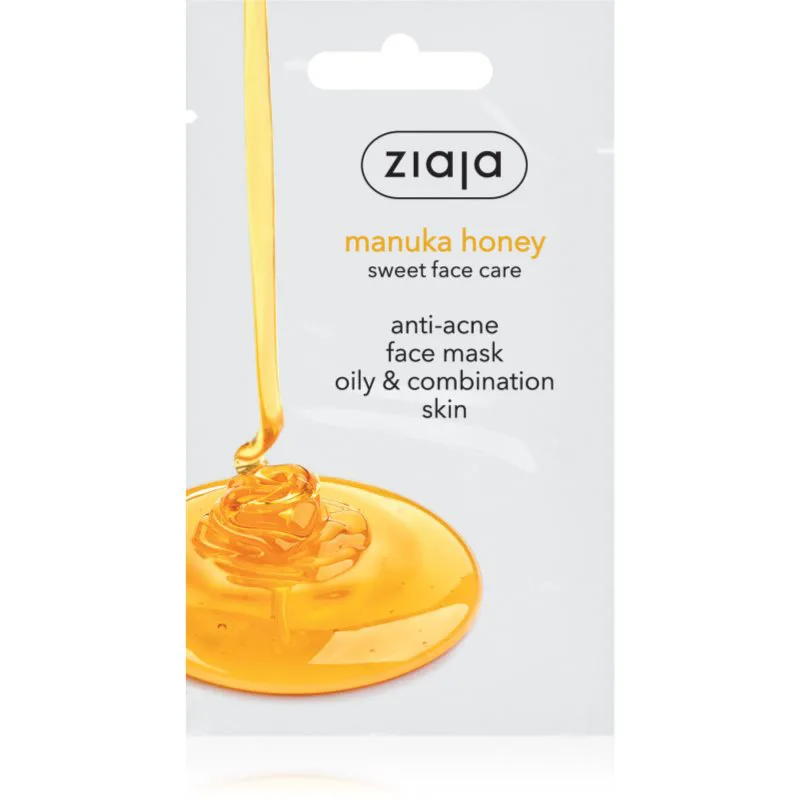 Ziaja Manuka Honey μάσκα προσώπου κατά της ακμής 7 ml