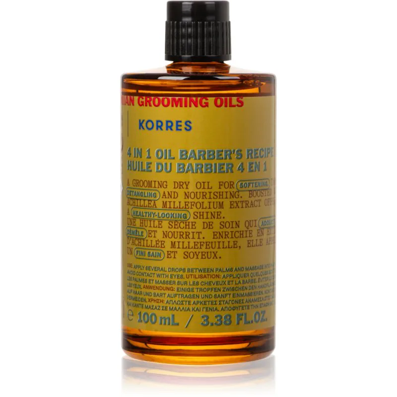 Korres Athenian Grooming ξηρό λάδι για γενειάδα 100 ml