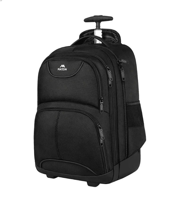 Σακίδιο πλάτης Τροχήλατο 45L Laptop 18” Matein 1178 μαύρο