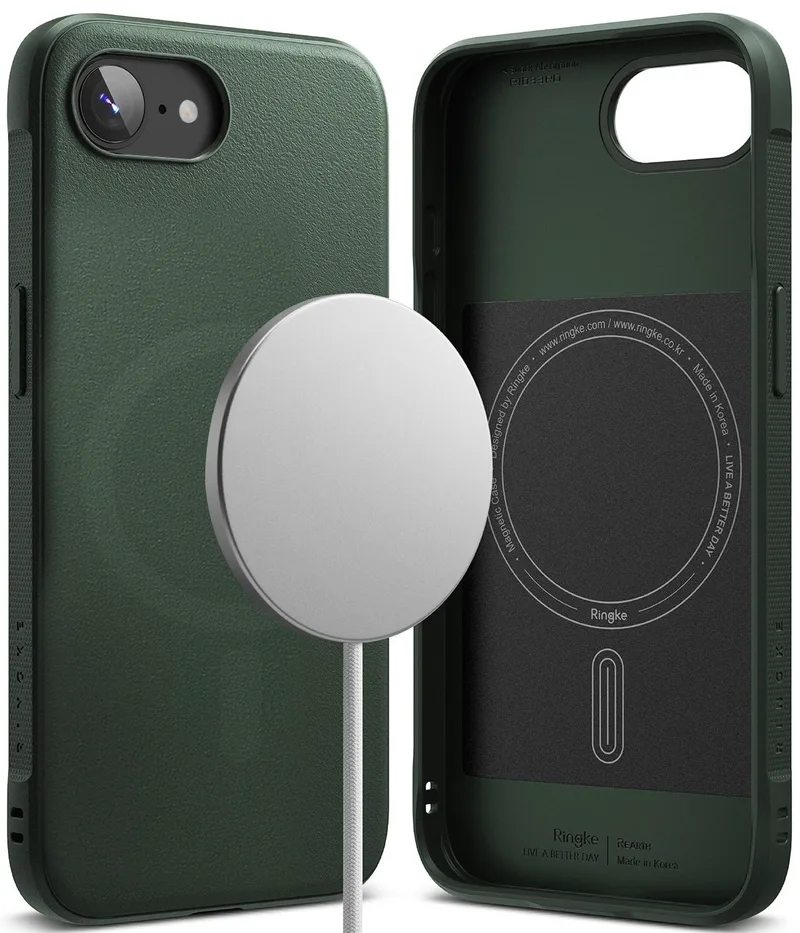 Θήκη iPhone 17e / 16e Ringke Onyx Magnetic Σιλικόνης με MagSafe - Dark Green (8800293852780)