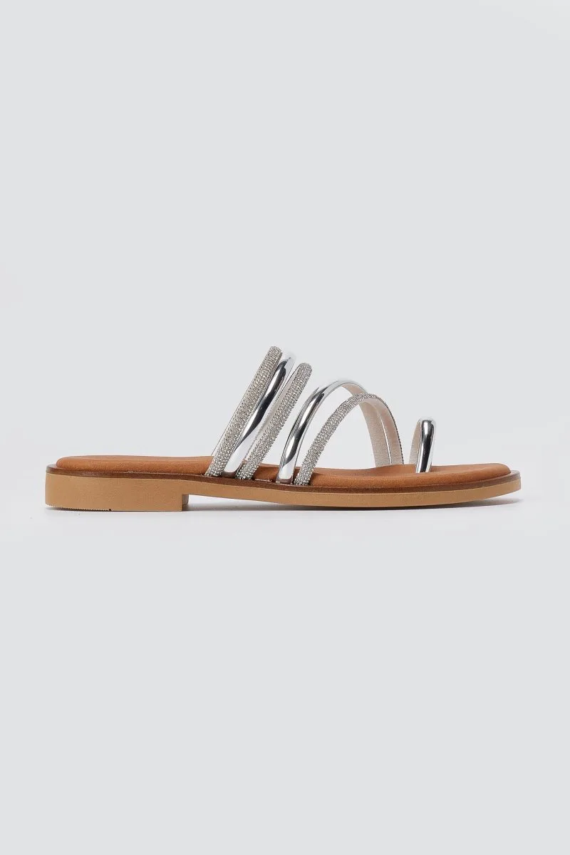 RAGAZZA Strappy Sandals - 01120 - Silver Metallic