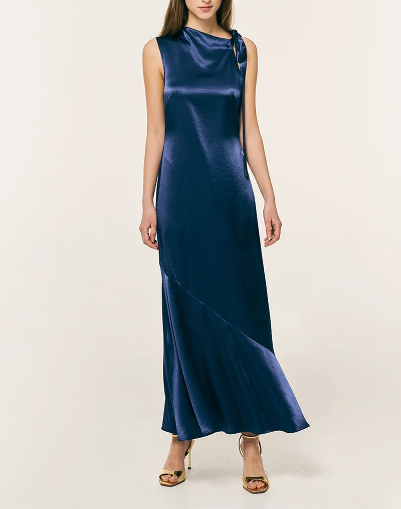 FOREL Φόρεμα 082.50.01.075-ΜΠΛΕ DarkBlue
