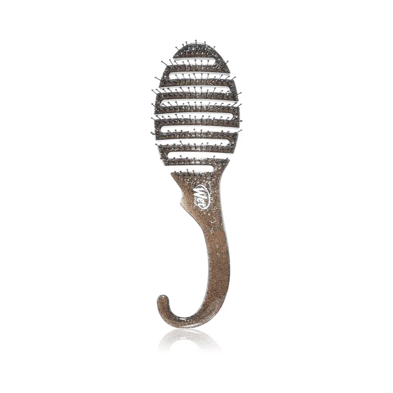 Glitter Black Shower Hair Brush (Shower Detangler)