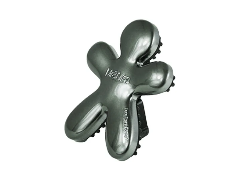 Mr & Mrs Fragrance Niki Refillable Car Air Freshener - Titanium Chrome New Car