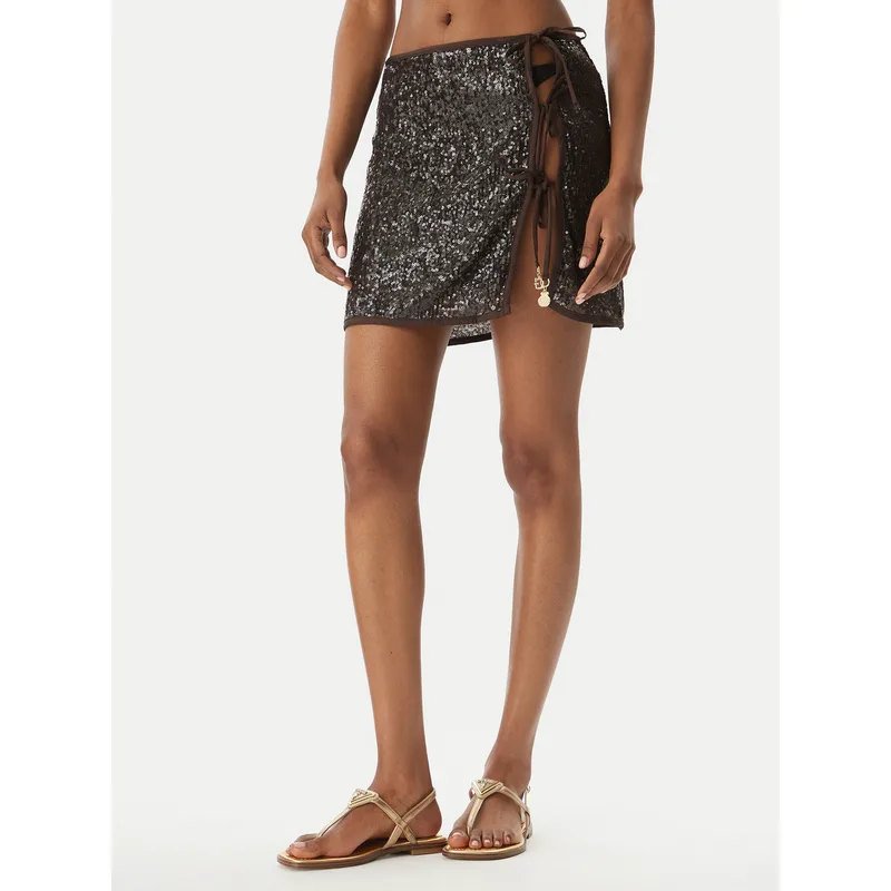 Guess Φούστα παραλίας E6GD05 KBMV0 Καφέ Regular Fit