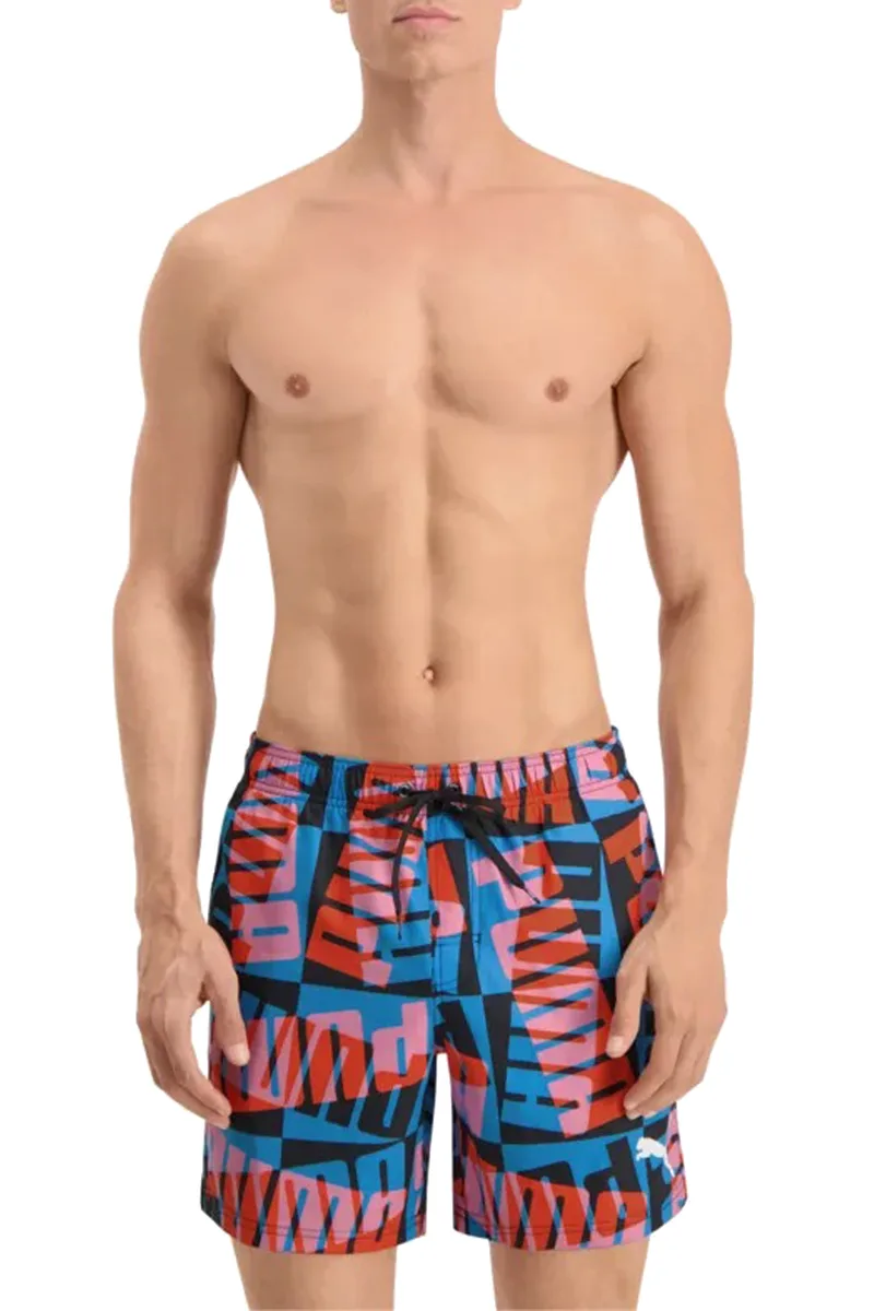 Μαγιό Βερμούδα Puma Block Logo Shorts Length 701211023-002 Ανδρικό