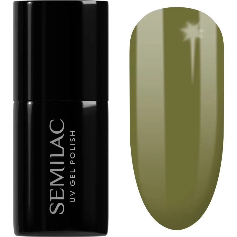 Semilac UV Hybrid WellBeing τζελ βερνίκι νυχιών με τη χρήση των UV/LED λαμπτήρων απόχρωση 659 Matcha Latte 7 ml