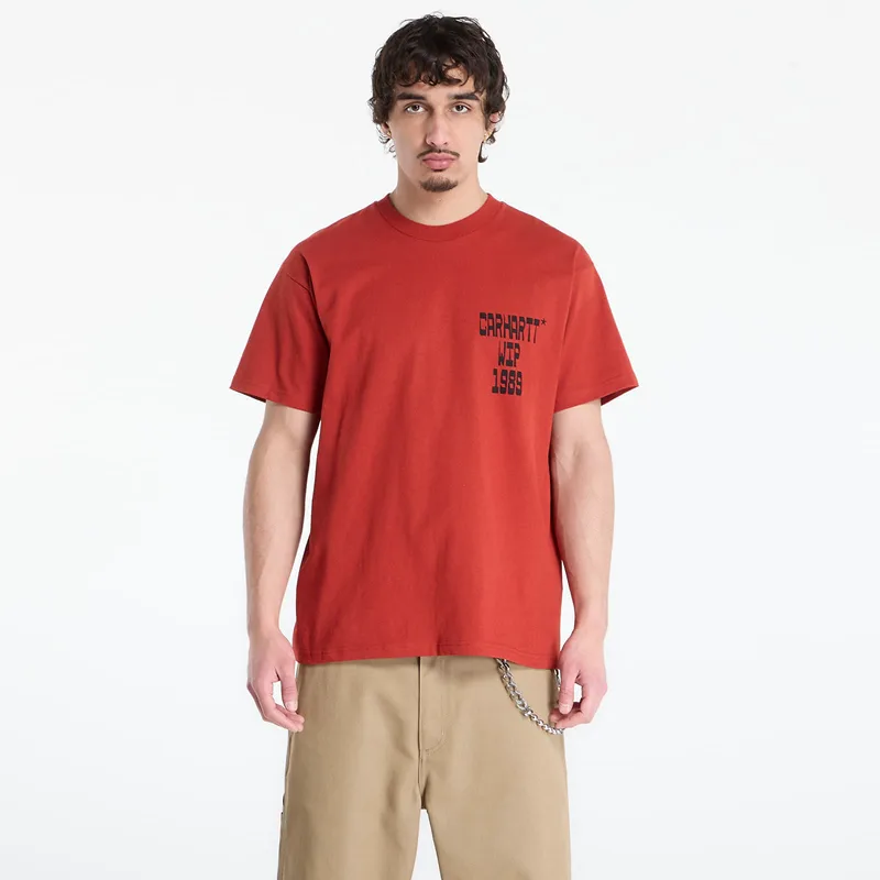 T-shirt Carhartt WIP S/S Blocks T-Shirt UNISEX Oxide Red XS