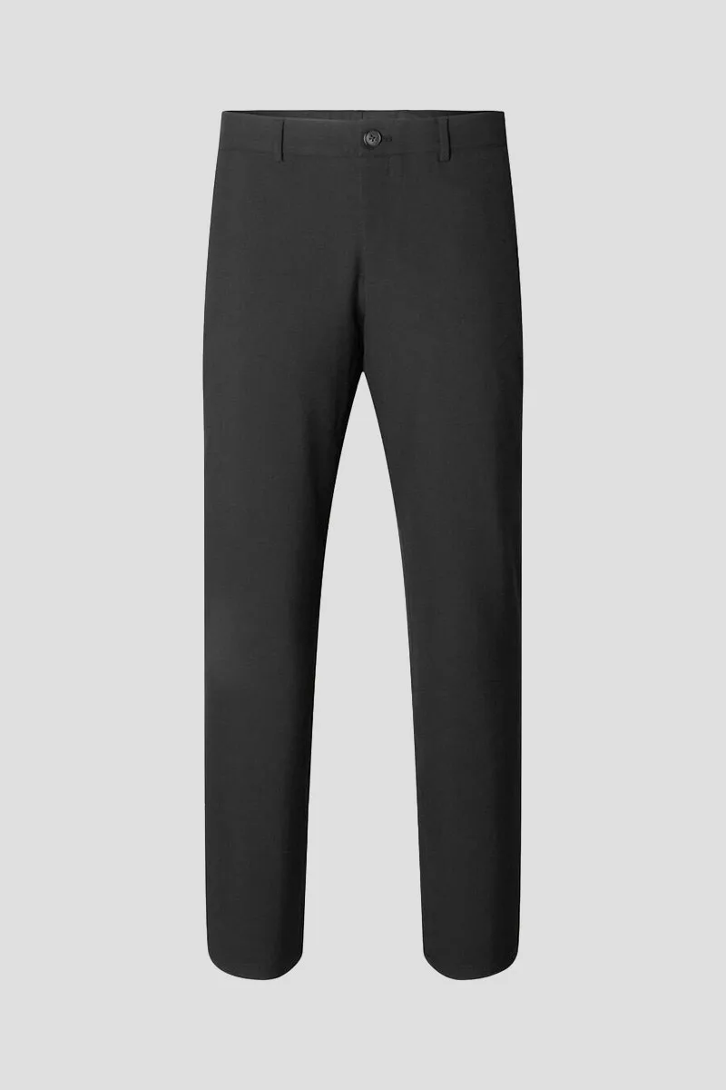 SELECTED HOMME Ανδρικό Μαύρο Slim-Fit Trousers