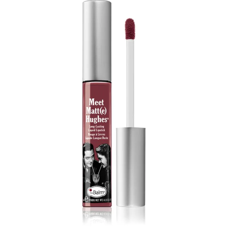 theBalm Meet Matt(e) Hughes Long Lasting Liquid Lipstick μακράς διαρκείας ρευστό κραγιόν απόχρωση Confident 7.4 ml