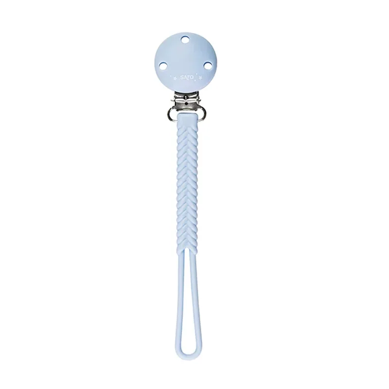 Κλιπ Πιπίλας Saro Braided Blue 14421