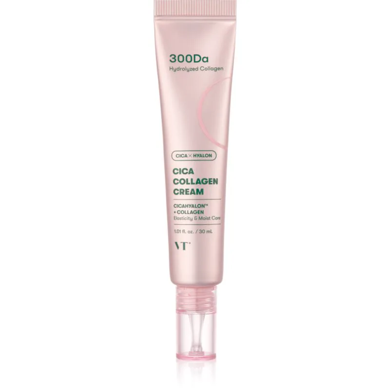 VT Cosmetics Cica Collagen Cream ενυδατική και καταπραϋντική κρέμα για ενίσχυση επιδερμίδας πρόσωπου 30 ml