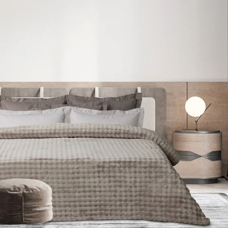 Κουβέρτα Fleece King Size Das Home 1370 Taupe 240x260