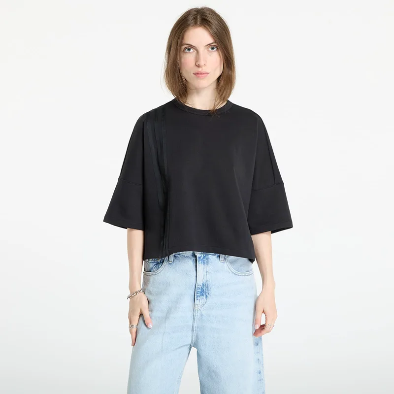 T-shirt adidas Off Placed 3-Stripes T-Shirt Black S