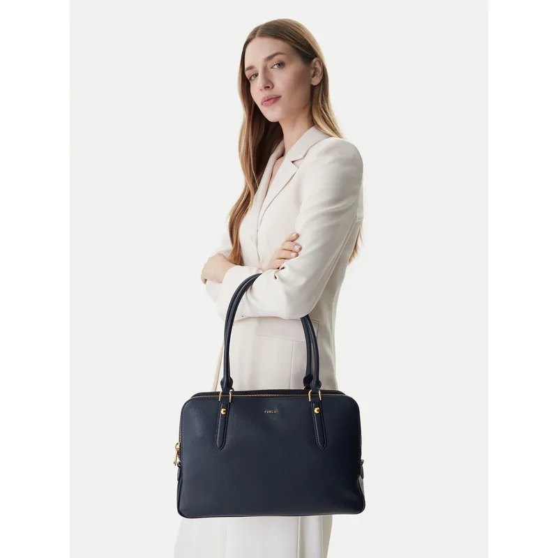 Τσάντα Furla Giulia L WB01872 BX0460 CN 2676S Σκούρο μπλε