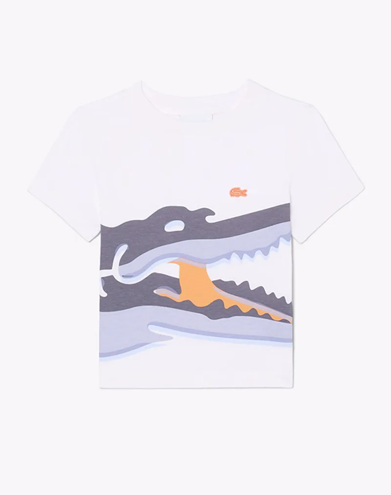 LACOSTE ΜΠΛΟΥΖΑ ΚΜ TEE-SHIRT SS 3TJ6935-001 White