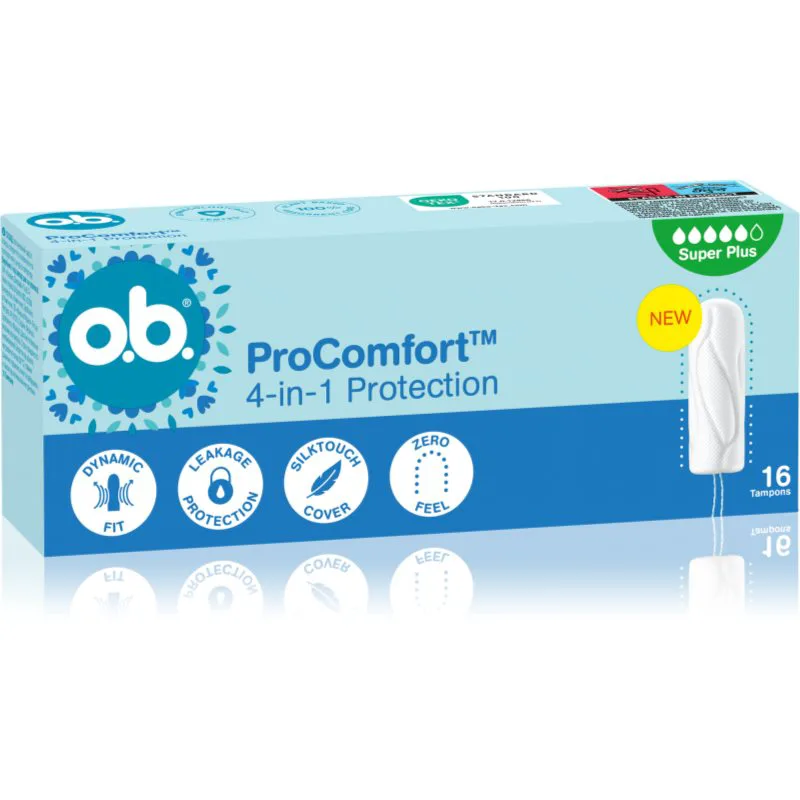 o.b. Pro Comfort Super Plus ταμπόν για βαριά έμμηνο ρύση 16 τμχ