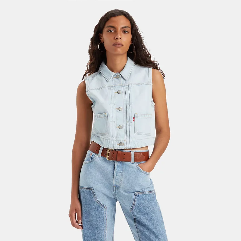 Levi's Utility Γυναικεία Cropped Denim Ζακέτα (9000171700_74549)