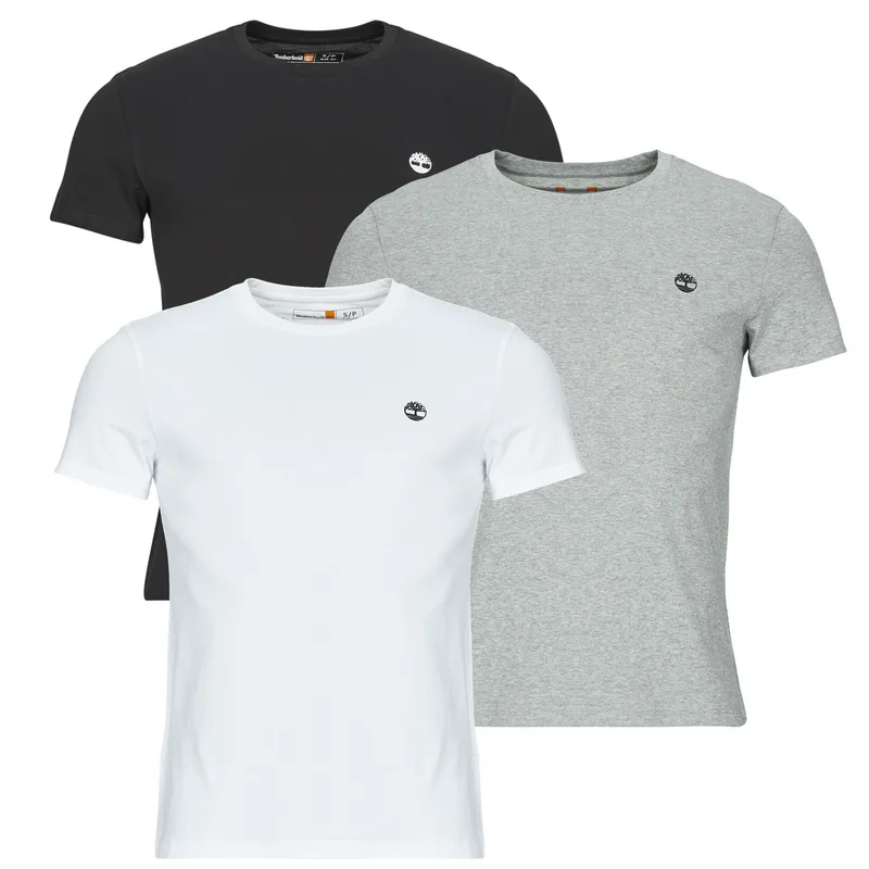 T-shirt με κοντά μανίκια Timberland SS 3xPack Basic Jersey Crew Tee Slim
