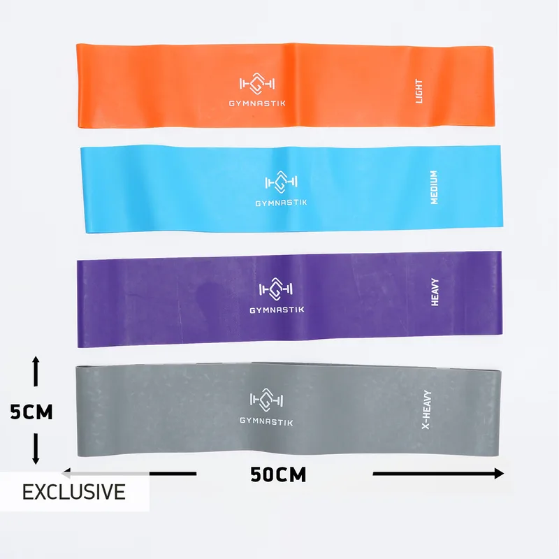 Gymnastik Mini Bands Σετ Λάστιχα Γυμναστικής 4 τμχ. (9000091616_1523)